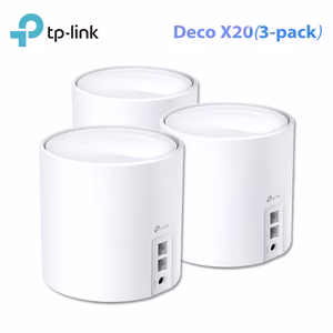 TP-Link Deco X20 Mesh WiFi 6 - Hệ Thống Dual-Band AX1800, AI-Driven Mesh, 3 Pack