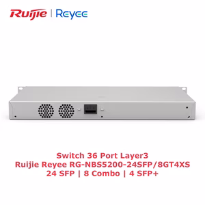 Switch Ruijie Reyee RG-NBS5200-24SFP/8GT4XS | 36 Port Layer 3 | 24 Cổng SFP, 8 Cổng RJ45, 4 Cổng SFP+