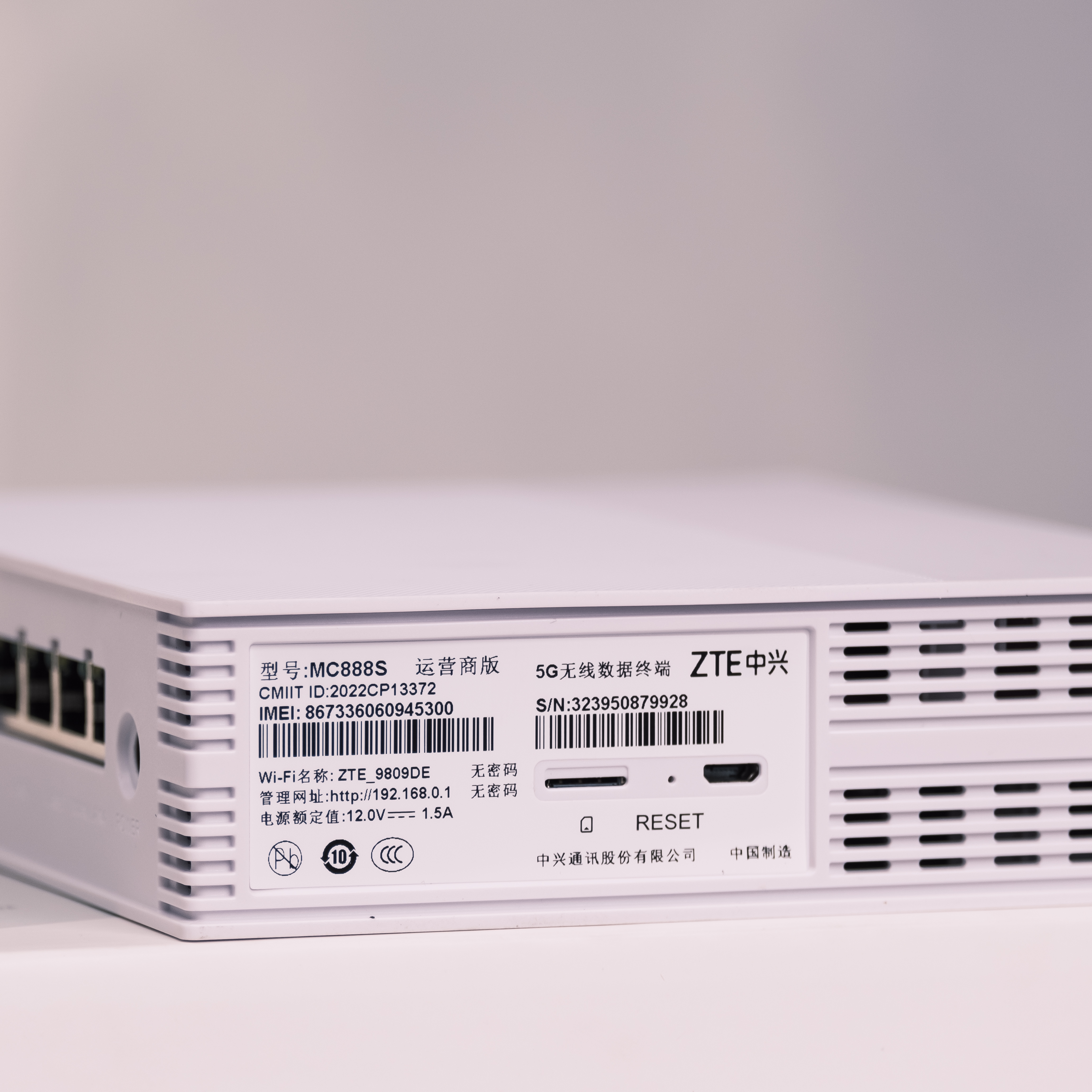 Router Phát Wifi6 5G ZTE MC888s, Tốc độ 5G lên đến 3.8 Gbps