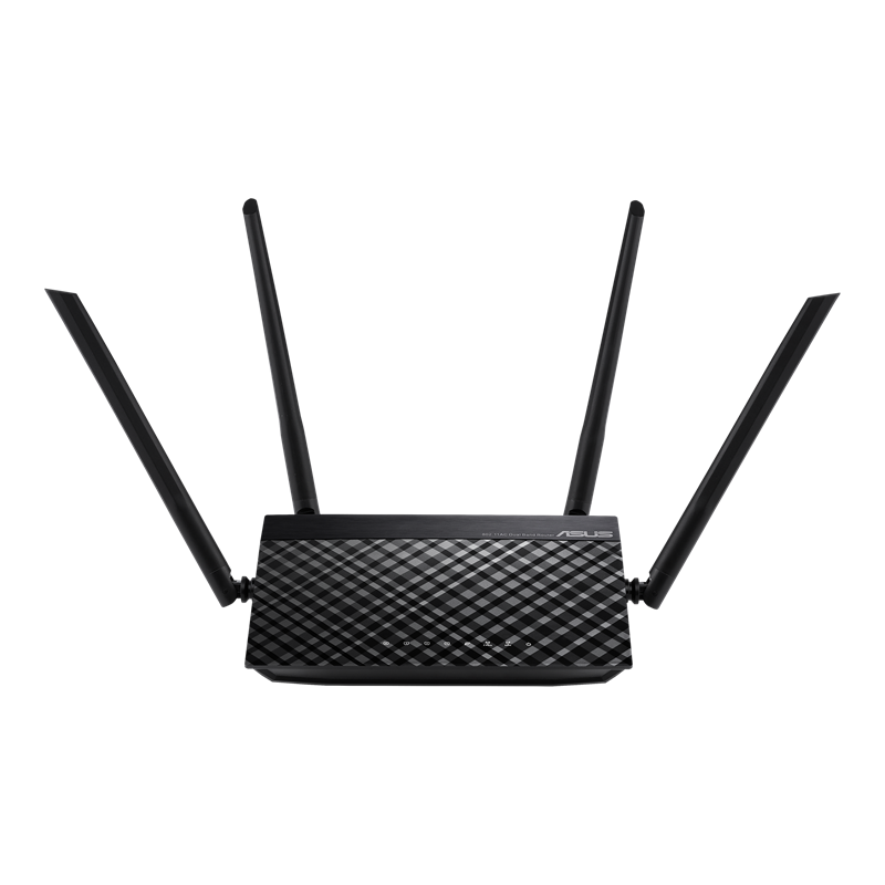 Router WIFI ASUS RT-AC1200, Băng tần kép, Chuẩn AC1200Mbps, Tốc độ lướt Web cực nhanh