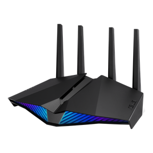 Router Wifi Gaming ASUS RT-AX82U, Băng tầng kép tốc độ 5400Mbps, Wifi 6 chuẩn 802.11ax MU-MIMO, Chíp xử lý tri-core 1,5Ghz