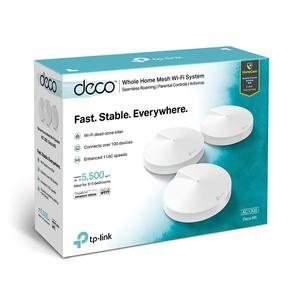 Bộ Phát Wifi Mesh TP-Link Deco M5 (3 Pack) AC1300 MU-MIMO - Hàng Chính Hãng