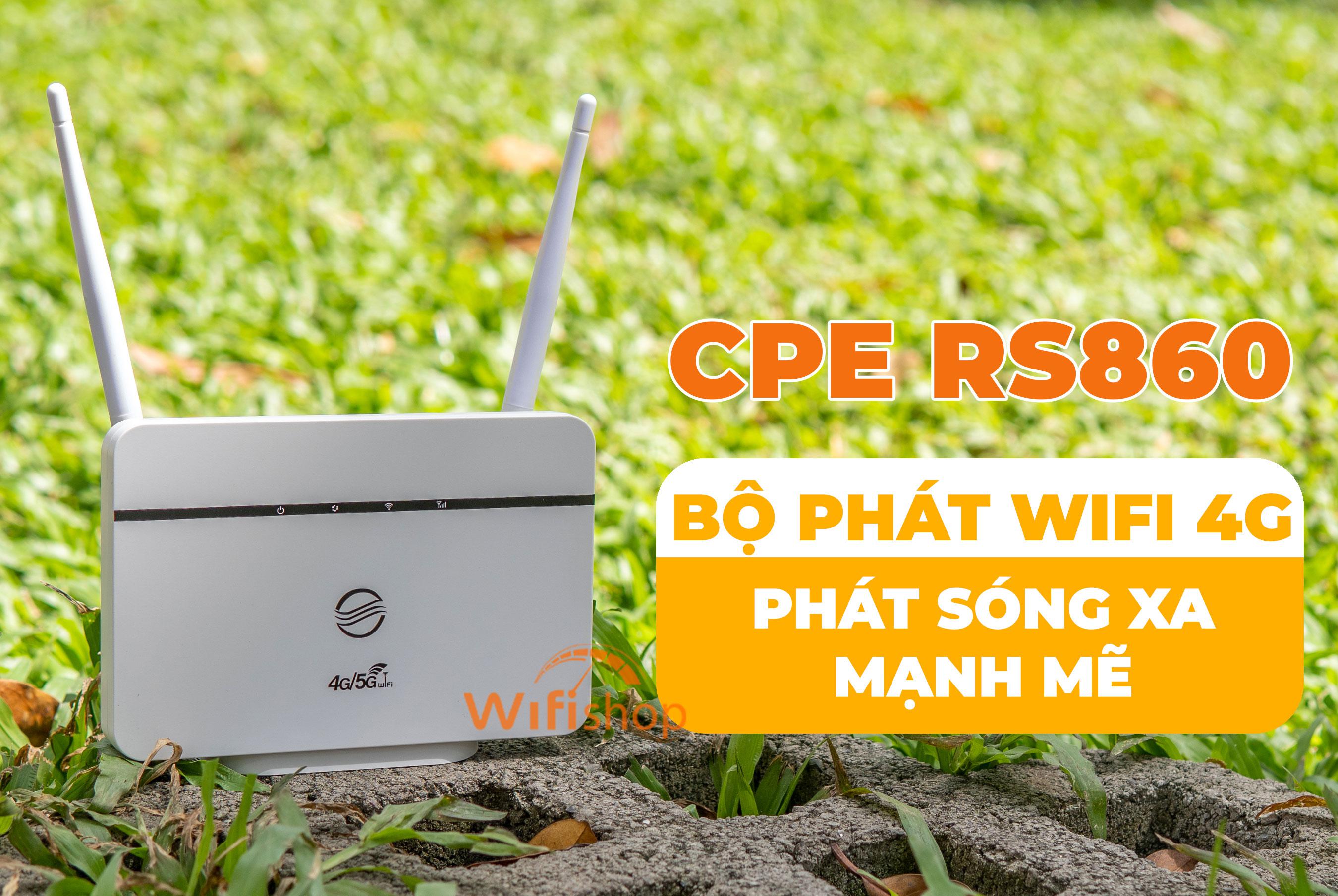 CPE RS860 - Bộ Phát Wifi tốc độ cao - Giải pháp lý tưởng cho mạng gia đình