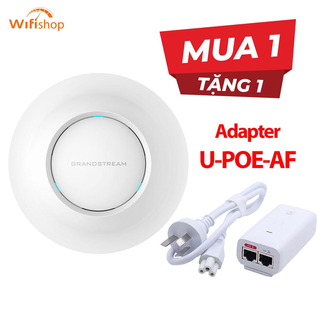 Bộ phát Wifi Grandstream GWN7605, Hỗ trợ 100+ user, Chuẩn AC MU-MIMO 1167Mbps