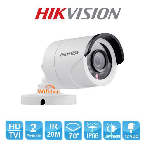 Camera Ngoài Trời Hikvison DS-2CE16D0T-IR 2.0MP vỏ thép