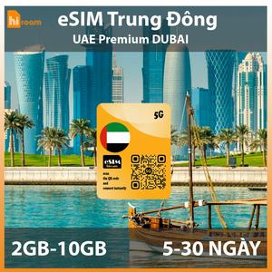 eSIM du lịch Dubai UAE - Gói Cố Định