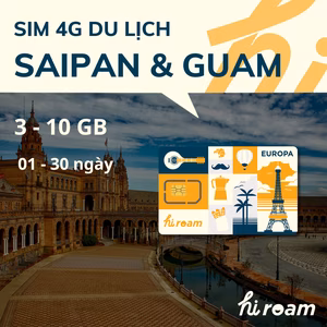 Sim Du Lịch Đảo Guam & Saipan