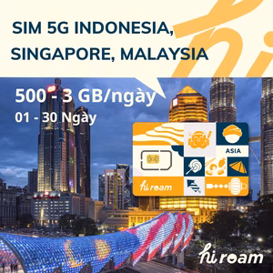 Sim Du Lịch Đông Nam Á 6 Nước