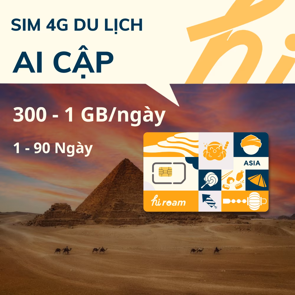 Sim Du Lịch Ai Cập