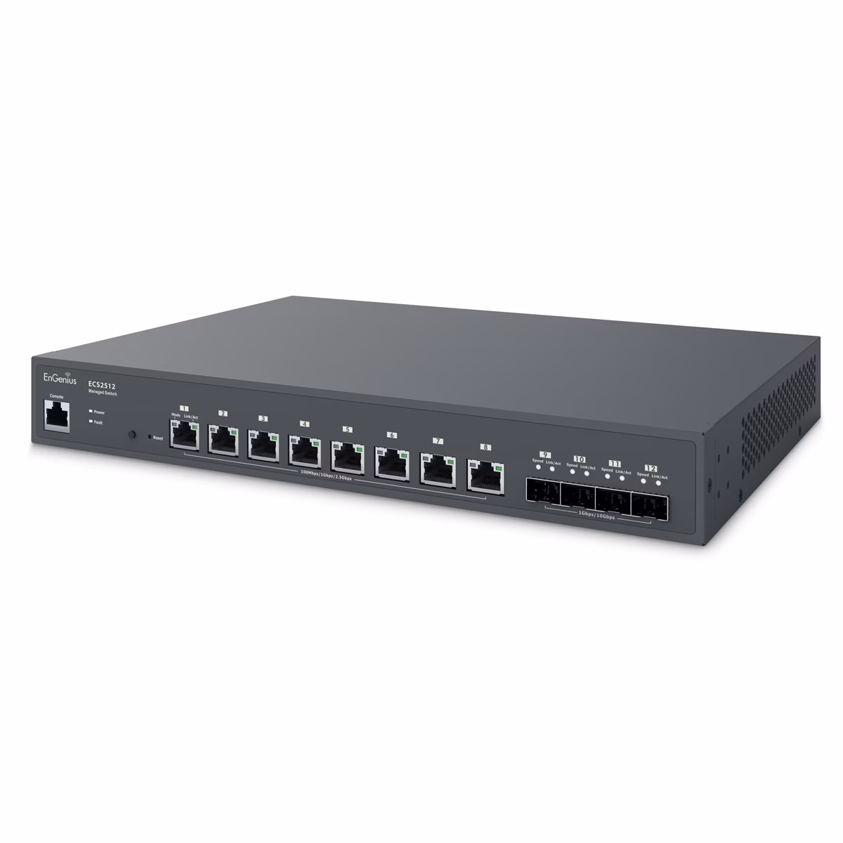 Switch EnGenius ECS2512 Cloud Managed 8 Port 2.5Gb