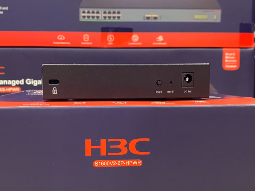 Switch PoE H3C Layer 2 10 Port Gigabit LS-1600V2-10P-HPWR-GL - Công Suất PoE 125W, Hiệu Năng Vượt Trội