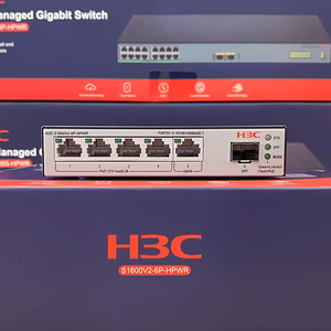 Switch PoE H3C Layer 2 10 Port Gigabit LS-1600V2-10P-HPWR-GL - Công Suất PoE 125W, Hiệu Năng Vượt Trội