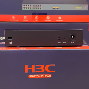 Switch PoE H3C Layer 2 18 Port Gigabit LS-1600V2-18P-HPWR-GL với công suất PoE 240W