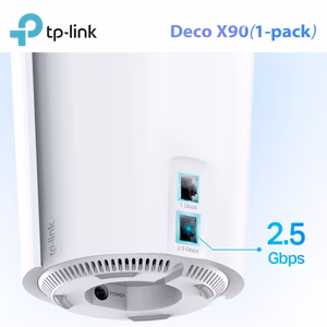 TP-Link Deco X90 Mesh WiFi 6 - Hệ Thống Tri-Band AX6600, AI-Driven Mesh, 1 pack