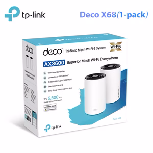 TP-Link Deco X68 Mesh WiFi 6 - Hệ Thống Tri-Band AX3600, AI-Driven Mesh, 2 Pack
