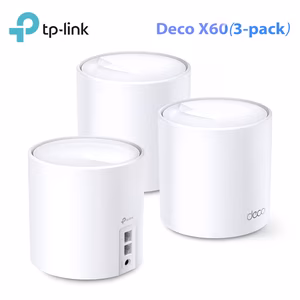 TP-Link Deco X60 Mesh WiFi 6 - Hệ Thống Dual-Band AX5400, AI-Driven Mesh, 3 Pack