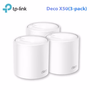 TP-Link Deco X50 Mesh WiFi 6 - Hệ Thống Dual-Band AX3000, AI-Driven Mesh, 3 pACK