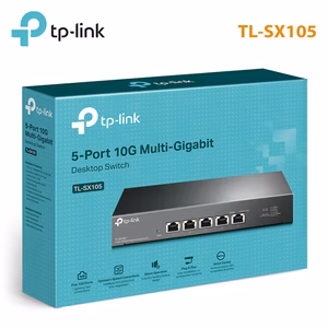 Switch Unmanaged 5 Port TP-Link TL-SX105 | 5 Cổng 10 GbE Hiệu Suất Cao