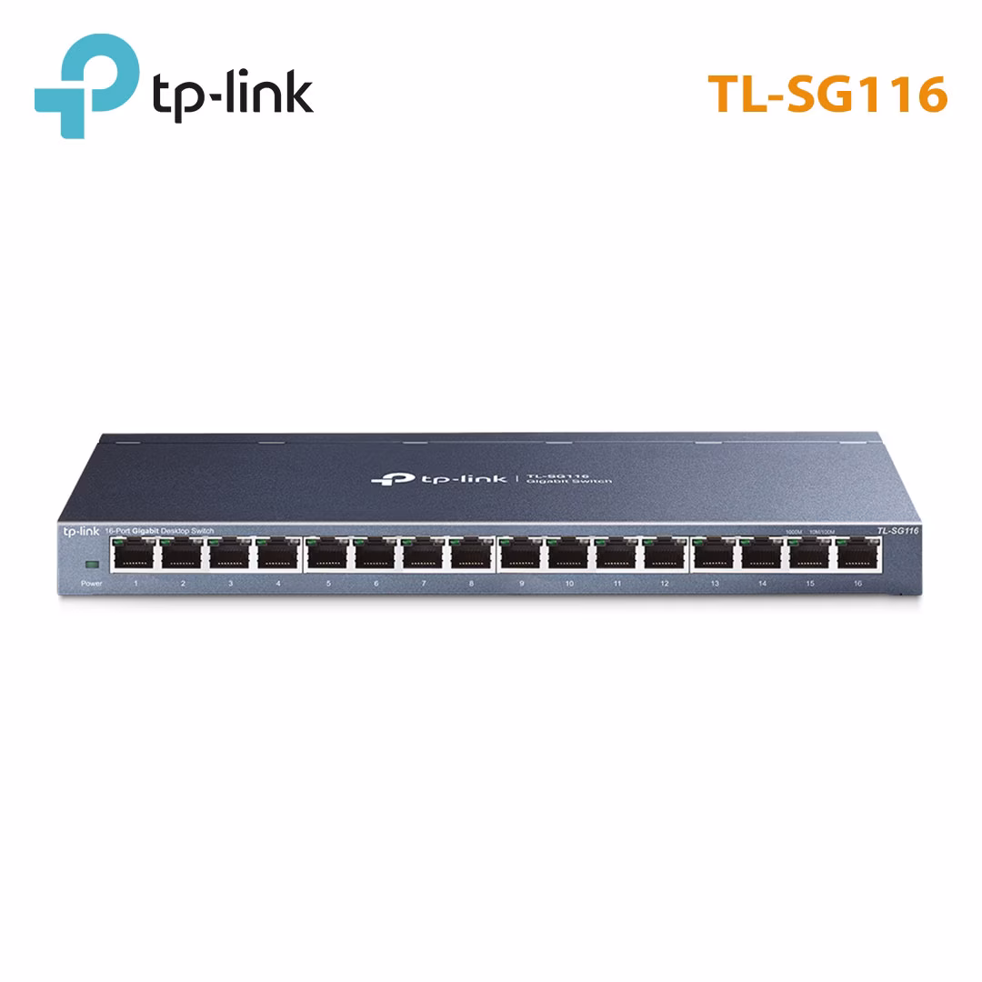 Switch Unmanaged 16 Port TP-Link TL-SG116 | 16 Cổng Gigabit Ethernet