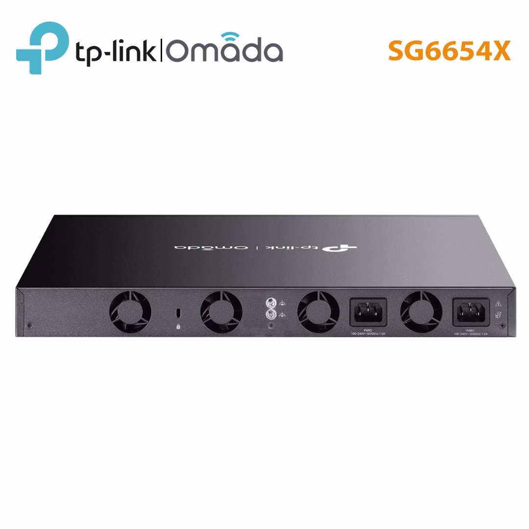 Switch Managed L3 Omada TP-Link SG6654X | 48 Cổng RJ45 1G, 6 Cổng SFP+ Hiệu Suất Cao