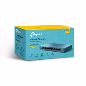 TP-LINK LS108G | Switch Để Bàn 8 Cổng Gigabit - Vỏ Kim Loại Bền Bỉ