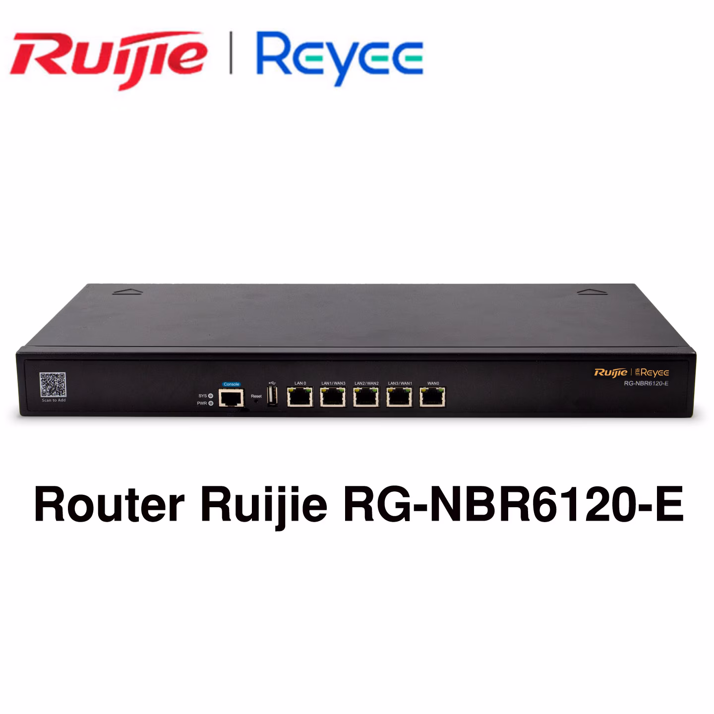 Router Cân Bằng Tải Ruijie RG-NBR6120-E | 4 WAN | Chịu Tải 200 User