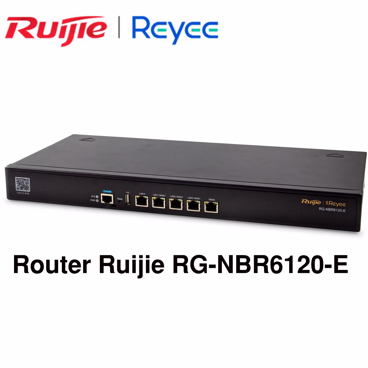 Router Cân Bằng Tải Ruijie RG-NBR6120-E | 4 WAN | Chịu Tải 200 User
