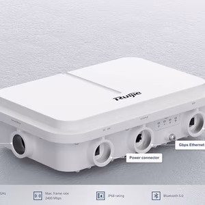 Bộ Phát WiFi 6 Ngoài Trời Ruijie RG-AP680(CD) Chuẩn AX Tốc Độ 2400Mbps | Kết Nối Mạnh Mẽ và Bền Bỉ Cho Ngoài Trời