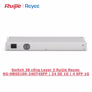 Switch Layer 3 Ruijie Reyee RG-NBS5100-24GT4SFP, 24 Cổng Gigabit & 4 Cổng SFP, Hiệu Suất Cao