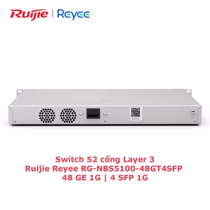 Switch Layer 3 Ruijie Reyee RG-NBS5100-48GT4SFP, 48 Cổng Gigabit & 4 Cổng SFP, Hiệu Suất Cao