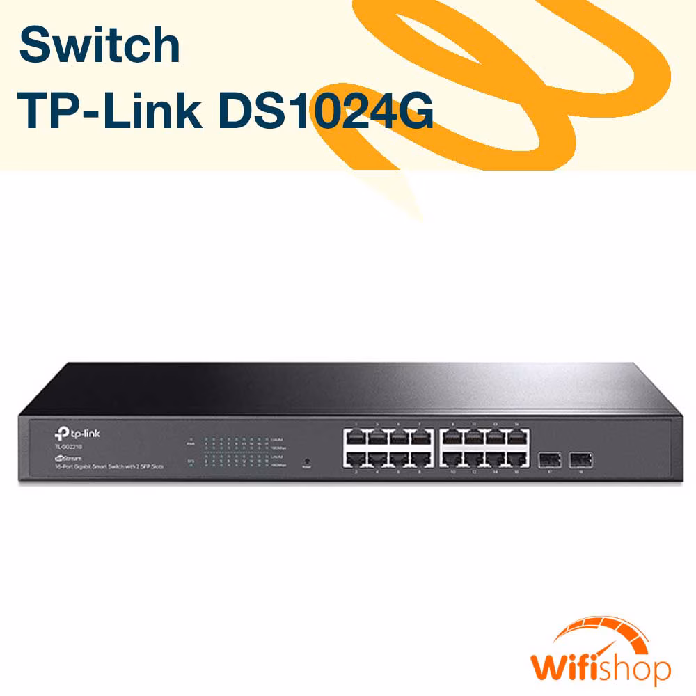 Switch Omada Unmanaged TP-Link DS1024G | 24 Cổng 10/100/1000Mbps | Vỏ Thép