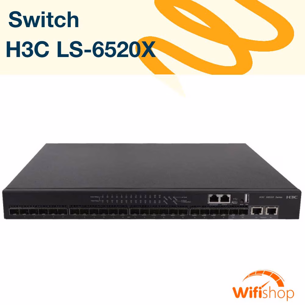 H3C LS-6520X-24ST-SI Switch Layer 3 10GE 24 Cổng