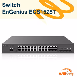 Switch EnGenius ECS1528T Cloud Managed 24 Port 1Gb