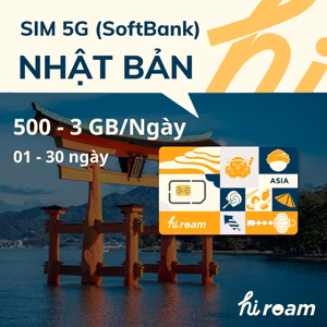 Sim Du Lịch Nhật Bản - SoftBank