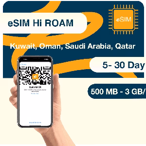 eSIM Qatar, Oman, Kuwait, Ả Rập Xê Út