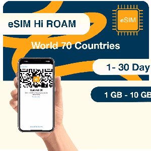 eSIM du lịch 70 Nước