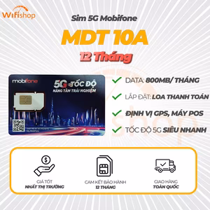 SIM Mobifone 5G MDT10a Lắp Định Vị, Loa Thanh Toán, Máy POS