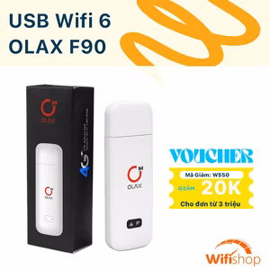 Usb Phát Wifi 4G Olax F90 Wifi 6+, tốc độ 150Mbps, kết nối 10 máy