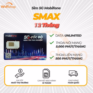 Gói Cước Không Giới Hạn Dung Lượng Mobifone SMAX