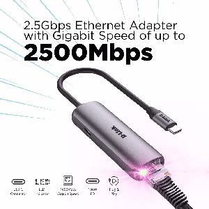 Bộ chuyển đổi USB-C sang Ethernet 2.5Gbps DLINK DUB-E255 với công suất cung cấp 100W