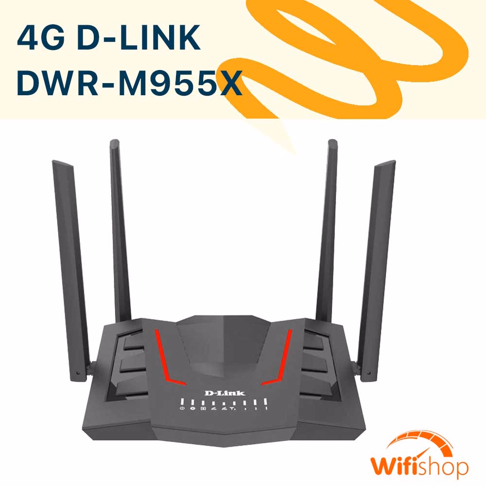 Bộ Phát WiFi 4G DLink DWR-M955X