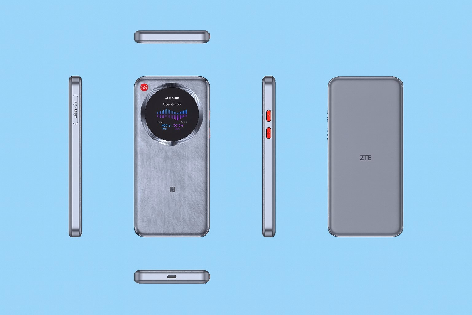 Bộ Phát Wifi 5G ZTE U30 Pro Tốc Độ 1200Mbps