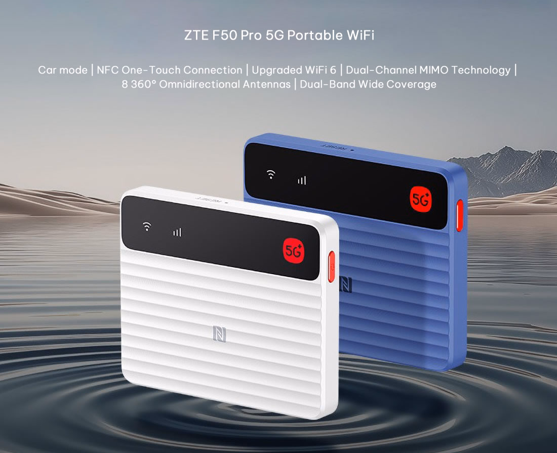 Bộ Phát Wifi 5G ZTE F50 Pro 2 SIM (ZTE MU3356 )