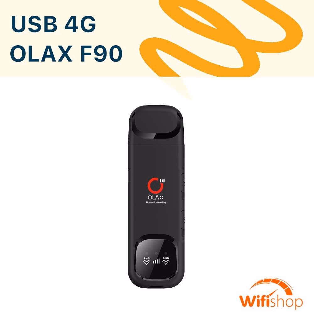 Usb Phát Wifi 4G Olax F95 - 2 Băng Tần