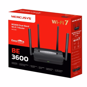 Bộ Phát Wifi 7 Mercusys MR25BE Băng Tầng Kép Tốc độ 3.6 Gbps