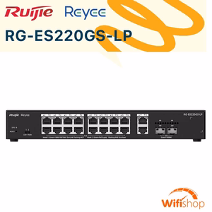 Switch PoE+ Ruijie Reyee RG-ES220GS-LP, 16 Port Cloud Managed