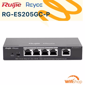 Switch Ruijie Reyee RG-ES205GC-P 5 Cổng POE Gigabit Smart Cloud Managed