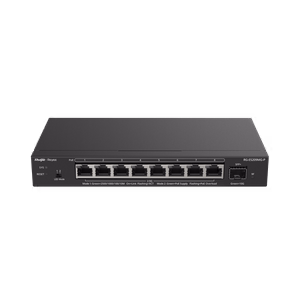 Switch Ruijie Reyee RG-ES209MG-P, 8 Cổng 2.5G PoE+ Smart Cloud Managed