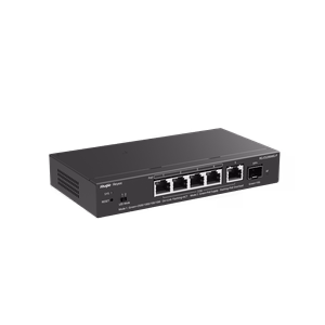 Switch Ruijie Reyee RG-ES206MG-P, 5 Cổng 2.5G PoE+ Smart Cloud Managed