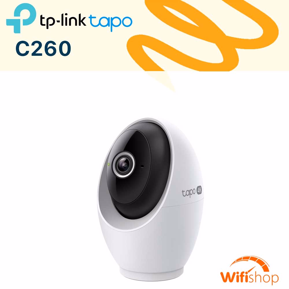Camera WiFi Trong Nhà - TP-Link Tapo C260 (8MP) 4K (3840×2160)